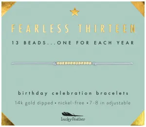 Thirteen Milestone Bracelet