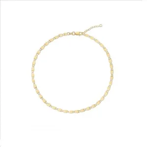 Valentino Chain Anklet | 10k Yellow Gold