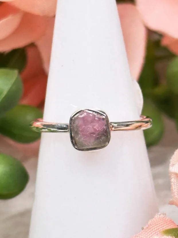 Watermelon Tourmaline Rings