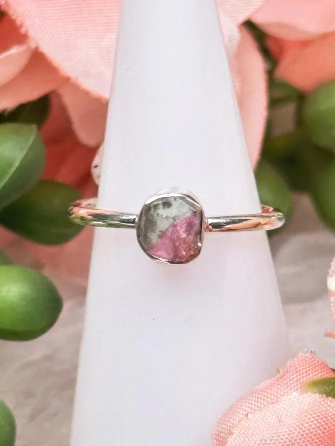 Watermelon Tourmaline Rings