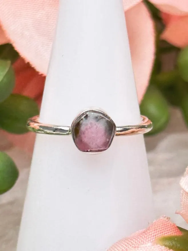 Watermelon Tourmaline Rings