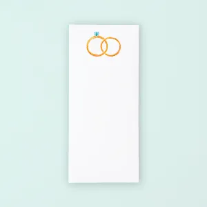 Wedding Rings  Lists Pad